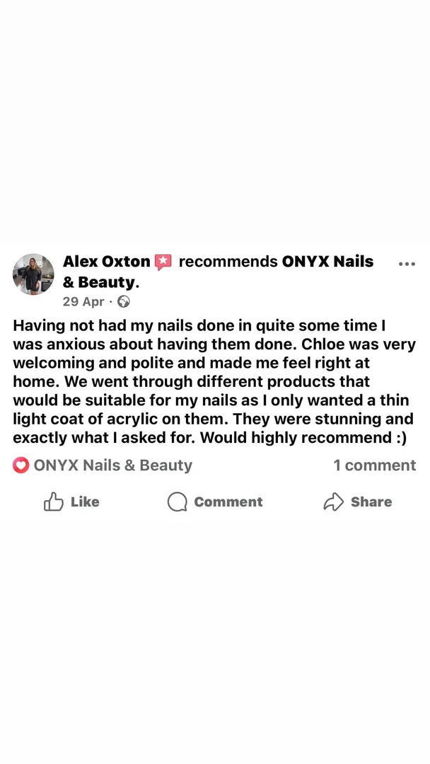Customer testimonial